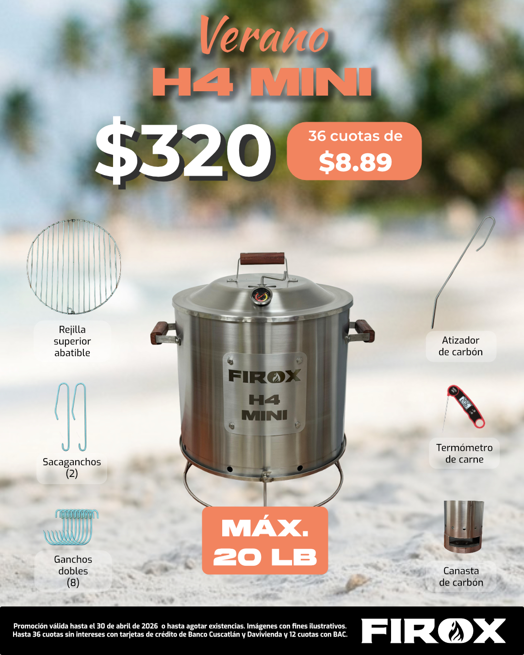 Promoción de verano Firox H4 Mini